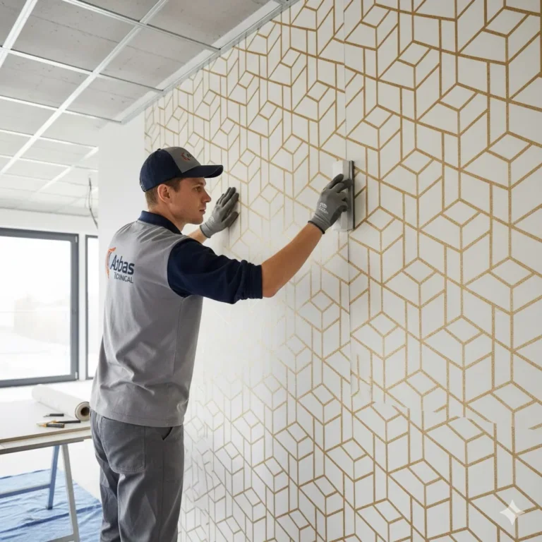 3D-Wallpaper-Installation
