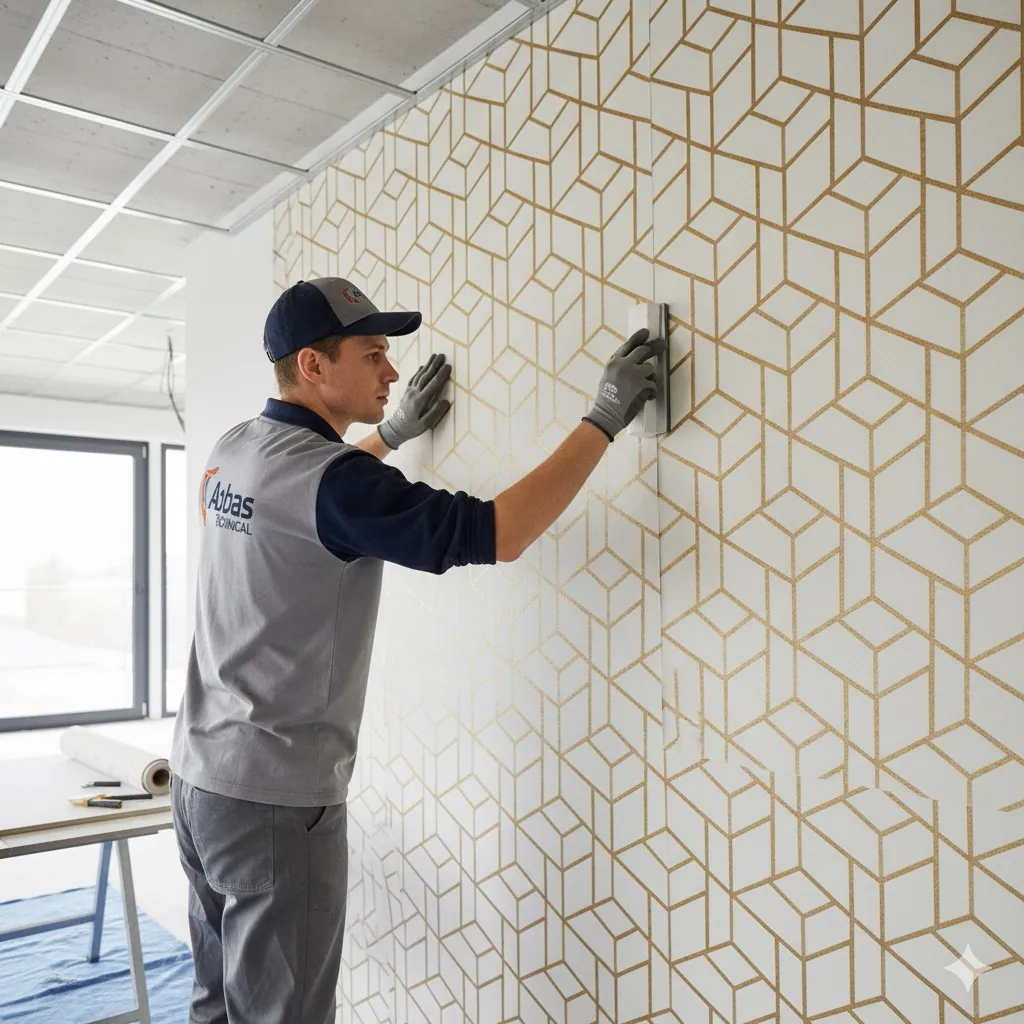 3D-Wallpaper-Installation