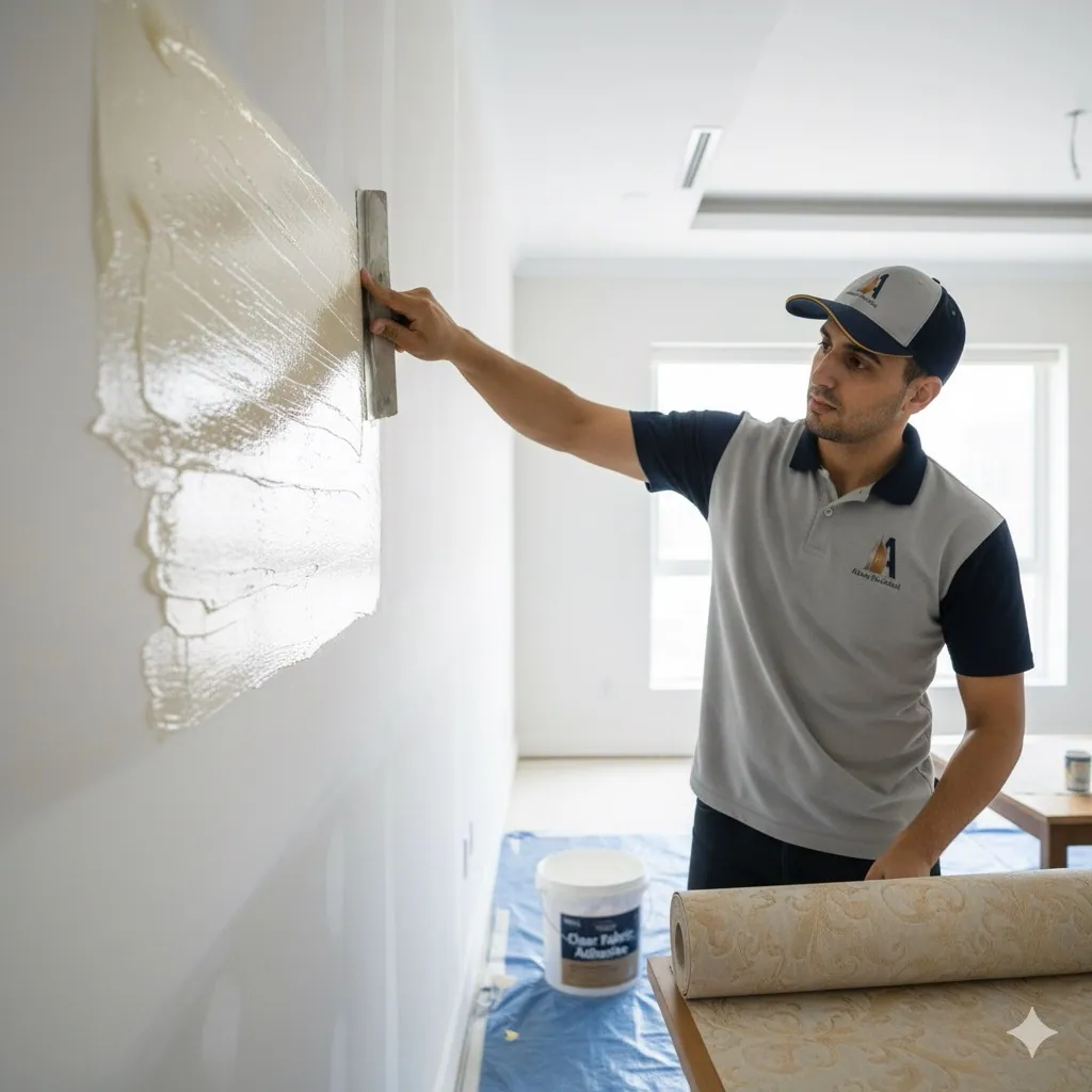 Fabric-Wallpaper-Fixing