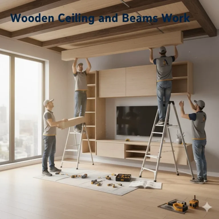 Wooden-Ceiling-and-Beams-Work