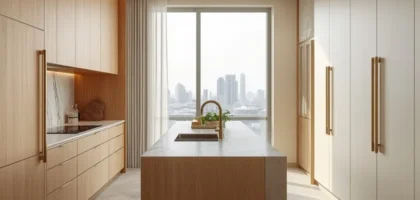 Solid wood vs MDF kitchen cabinets in a Dubai home